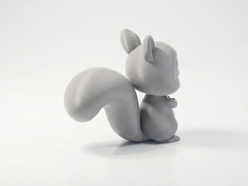Tượng Sóc Chibi Dễ Thương – Mẫu 3D Printable STL - Image 3
