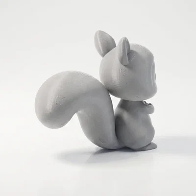 Tượng Sóc Chibi Dễ Thương – Mẫu 3D Printable STL