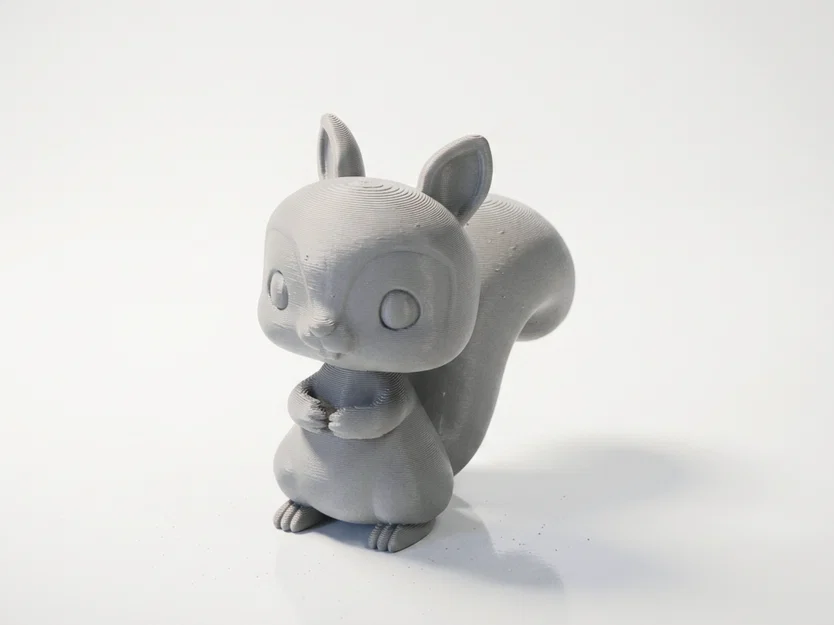 Tượng Sóc Chibi Dễ Thương – Mẫu 3D Printable STL - Image 4