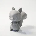 Tượng Sóc Chibi Dễ Thương – Mẫu 3D Printable STL - Thumbnail 4