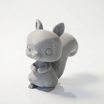 Tượng Sóc Chibi Dễ Thương – Mẫu 3D Printable STL