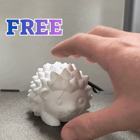 Hedgehog Slime – Fidget print-in-place siêu đã - Image 1