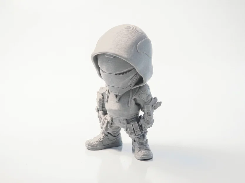 Figurine Ironman Chibi Street Dễ Thương – Collectible In 3D (STL) - Image 1