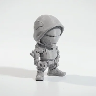 Figurine Ironman Chibi Street Dễ Thương – Collectible In 3D (STL)