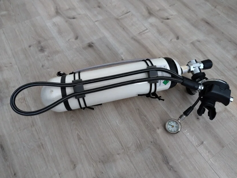Kẹp giữ ống cho bình lặn Stage 4L (Schlauchhalter) - Image 2