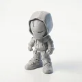 Mô Hình 3D In Được Chibi Street Ironman Figurine Superhero - Thumbnail 1