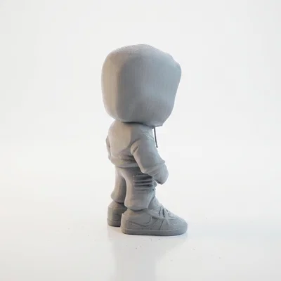 Mô Hình 3D In Được Chibi Street Ironman Figurine Superhero