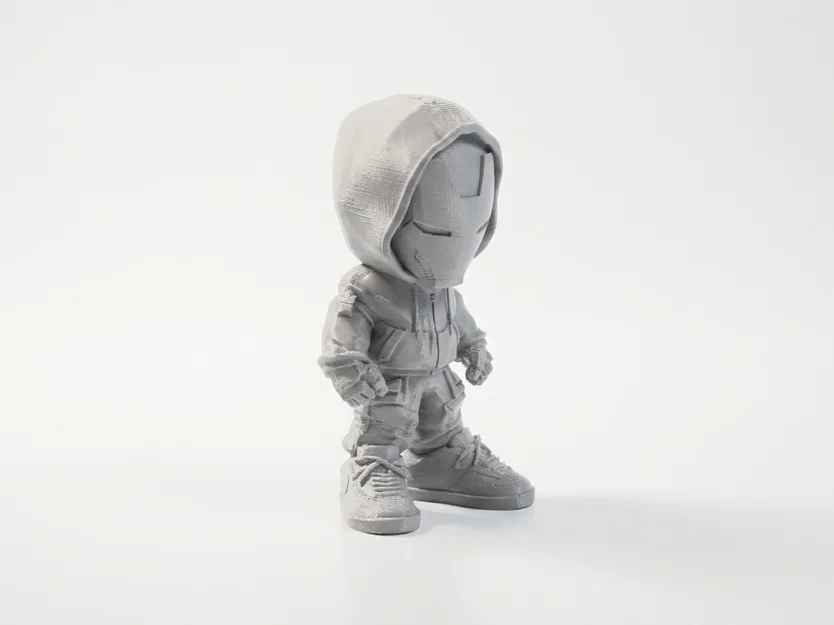 Mô Hình 3D In Được Chibi Street Ironman Figurine Superhero - Image 4