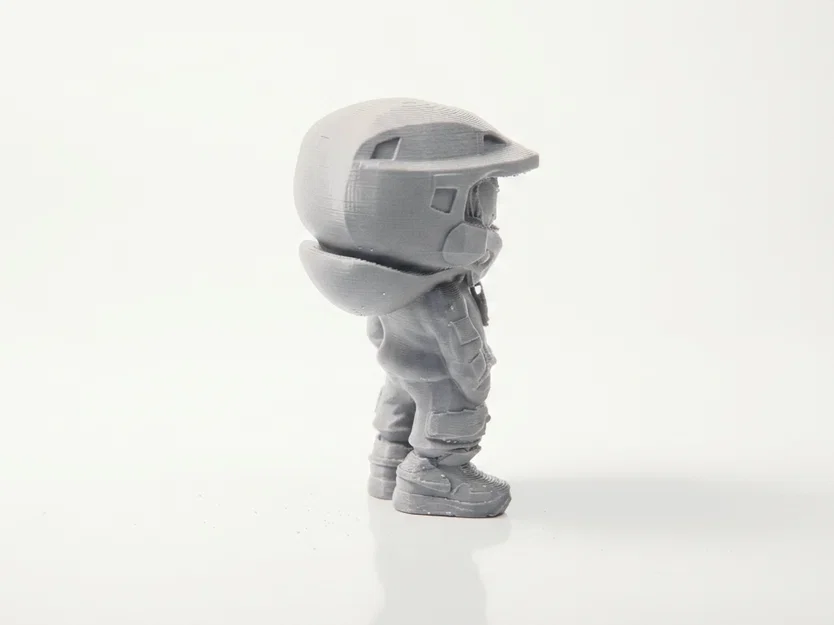 Tượng Chibi Master Chief – Mô Hình Figurine Gaming Collectible 3D Printable - Image 3
