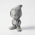 Tượng Chibi Groot Teen Phong Cách Street Dễ Thương - STL In 3D - Thumbnail 1