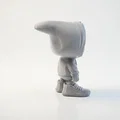 Tượng Chibi Groot Teen Phong Cách Street Dễ Thương - STL In 3D - Thumbnail 4