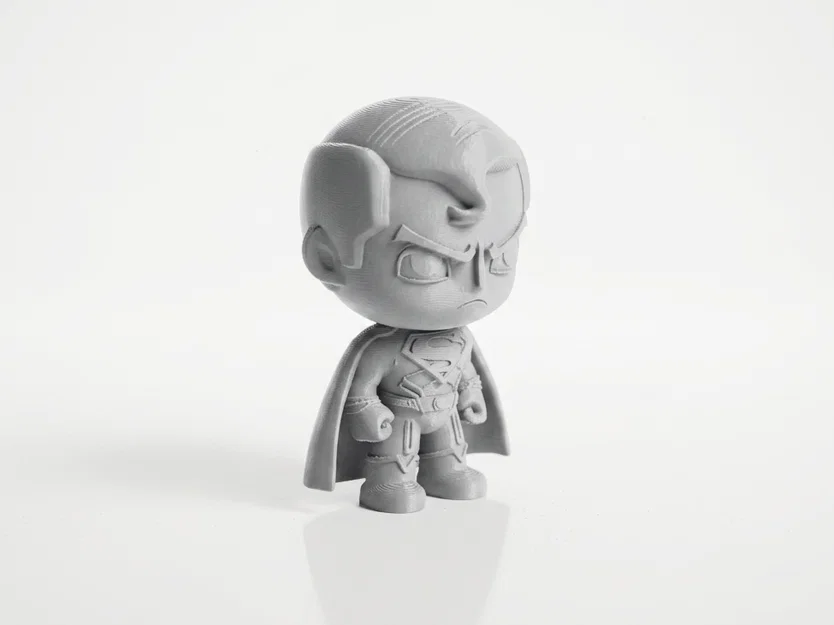 Tượng Chibi Superman Dễ Thương – Hero 3D Có Thể In Được - Image 2