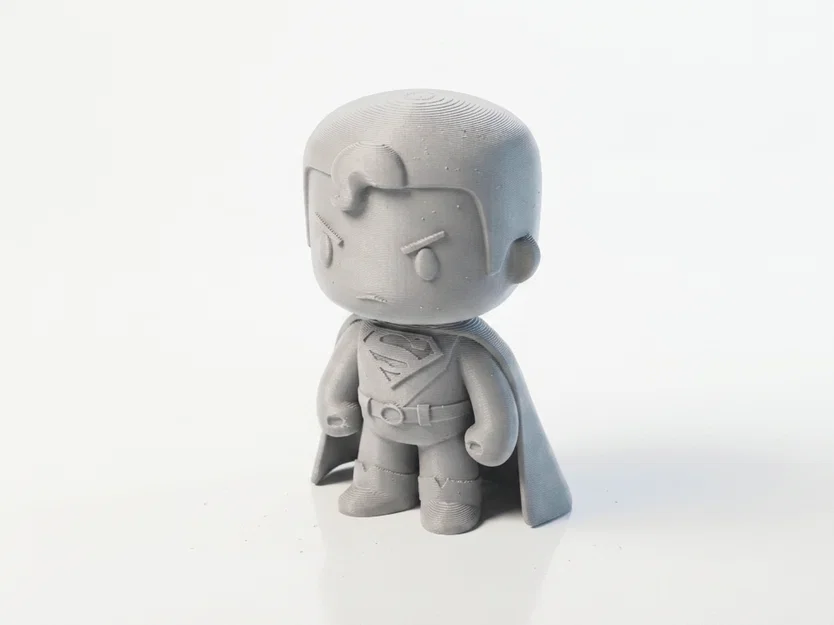 Tượng Superman Chibi Dễ Thương – Hero STL In 3D - Image 1