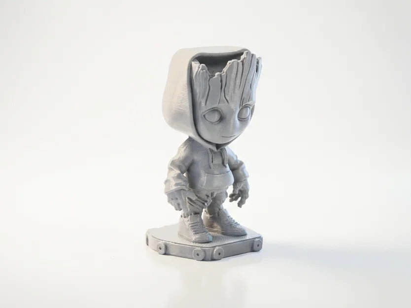 Mô Hình Chibi Teen Groot Dễ Thương – Figurine Collectible 3D Printable - Image 4
