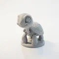 Tượng Rùa Chibi Dễ Thương - Mô Hình 3D Printable - Thumbnail 2