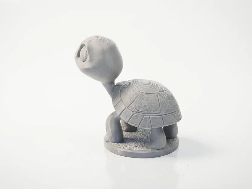 Tượng Rùa Chibi Dễ Thương - Mô Hình 3D Printable - Image 3
