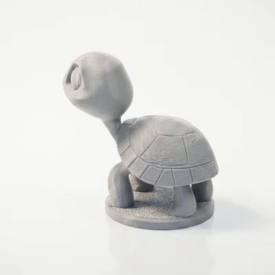 Tượng Rùa Chibi Dễ Thương - Mô Hình 3D Printable