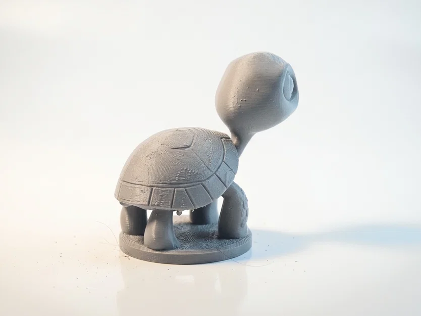 Tượng Rùa Chibi Dễ Thương - Mô Hình 3D Printable - Image 4