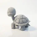 Tượng Rùa Chibi Dễ Thương – Mô Hình 3D Printable (STL) - Thumbnail 2