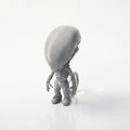Mô hình Chibi Xenomorph dễ thương (Alien) – STL 3D Print - Thumbnail 1