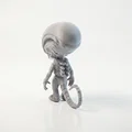 Mô hình Chibi Xenomorph dễ thương (Alien) – STL 3D Print - Thumbnail 3