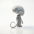 Mô hình Chibi Xenomorph dễ thương (Alien) – STL 3D Print - Thumbnail 4