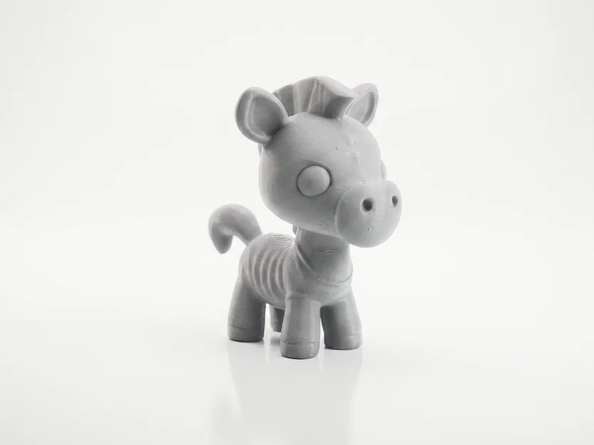 Tượng Chibi Ngựa Vằn Dễ Thương – Mô Hình 3D In Được (STL) - Image 1