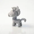 Tượng Chibi Ngựa Vằn Dễ Thương – Mô Hình 3D In Được (STL) - Thumbnail 2