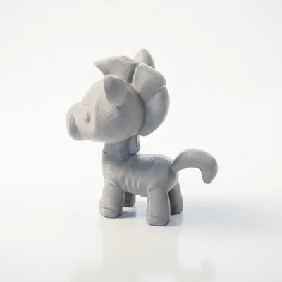 Tượng Chibi Ngựa Vằn Dễ Thương – Mô Hình 3D In Được (STL)