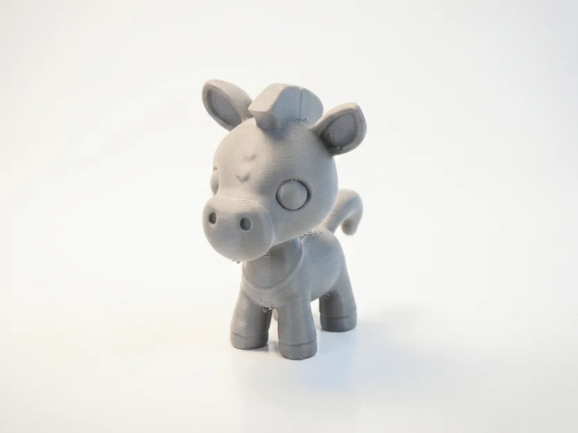 Tượng Chibi Ngựa Vằn Dễ Thương – Mô Hình 3D In Được (STL) - Image 3