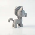 Tượng Chibi Ngựa Vằn Dễ Thương – Mô Hình 3D In Được (STL) - Thumbnail 4