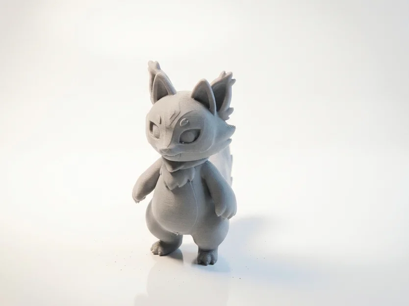 Mô Hình 3D Chibi Thú Đeo Mặt Nạ Dễ Thương (Fantasy) In Được - Image 1