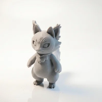 Mô Hình 3D Chibi Thú Đeo Mặt Nạ Dễ Thương (Fantasy) In Được