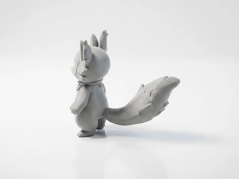 Mô Hình 3D Chibi Thú Đeo Mặt Nạ Dễ Thương (Fantasy) In Được - Image 2