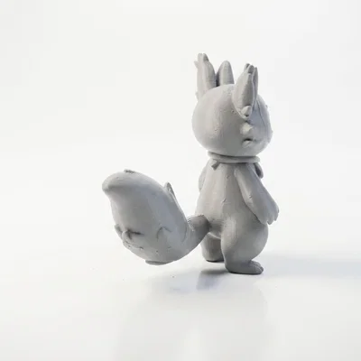 Mô Hình 3D Chibi Thú Đeo Mặt Nạ Dễ Thương (Fantasy) In Được