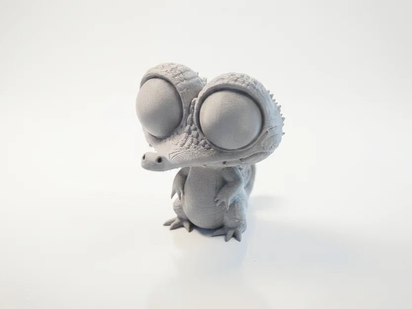 Tượng Cá Sấu Chibi Dễ Thương – Mô Hình 3D Printable - Image 2