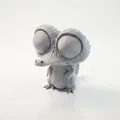 Tượng Cá Sấu Chibi Dễ Thương – Mô Hình 3D Printable - Thumbnail 2