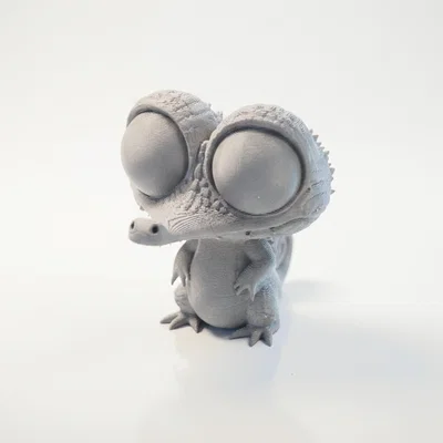 Tượng Cá Sấu Chibi Dễ Thương – Mô Hình 3D Printable