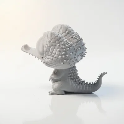 Tượng Cá Sấu Chibi Dễ Thương – Mô Hình 3D Printable