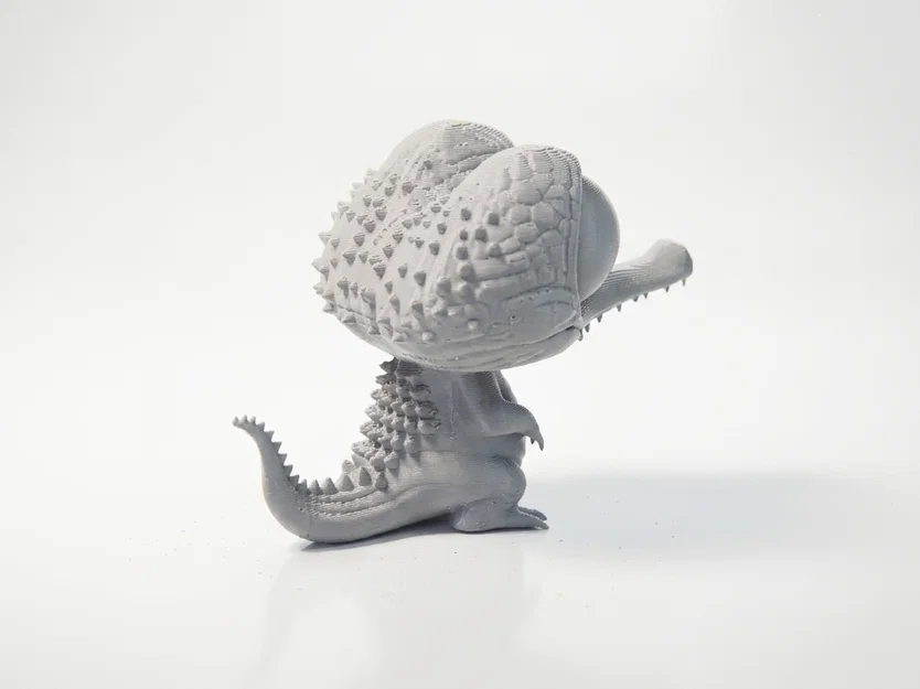 Tượng Cá Sấu Chibi Dễ Thương – Mô Hình 3D Printable - Image 4