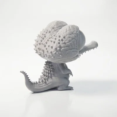 Tượng Cá Sấu Chibi Dễ Thương – Mô Hình 3D Printable
