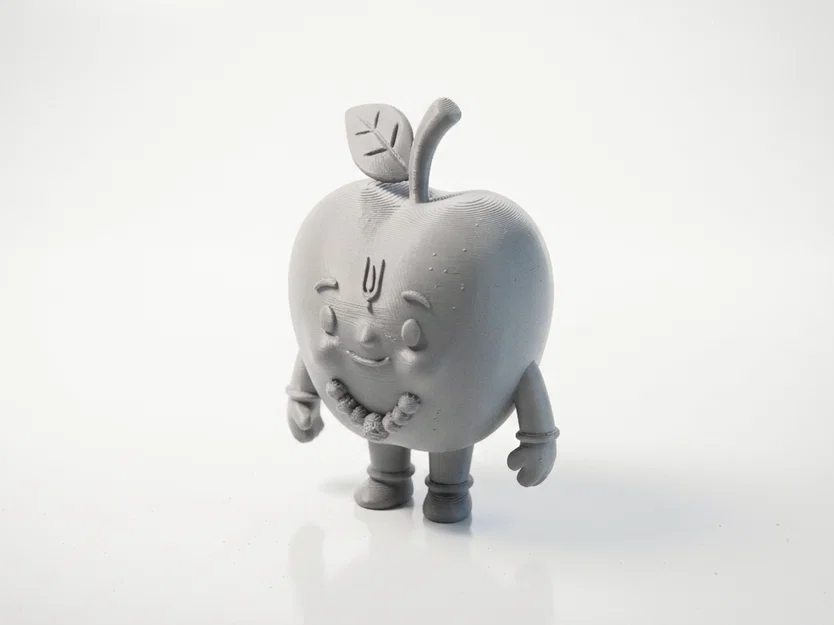 Mô hình 3D in được: Tượng Chibi Cute Apple Boy siêu dễ thương - Image 1