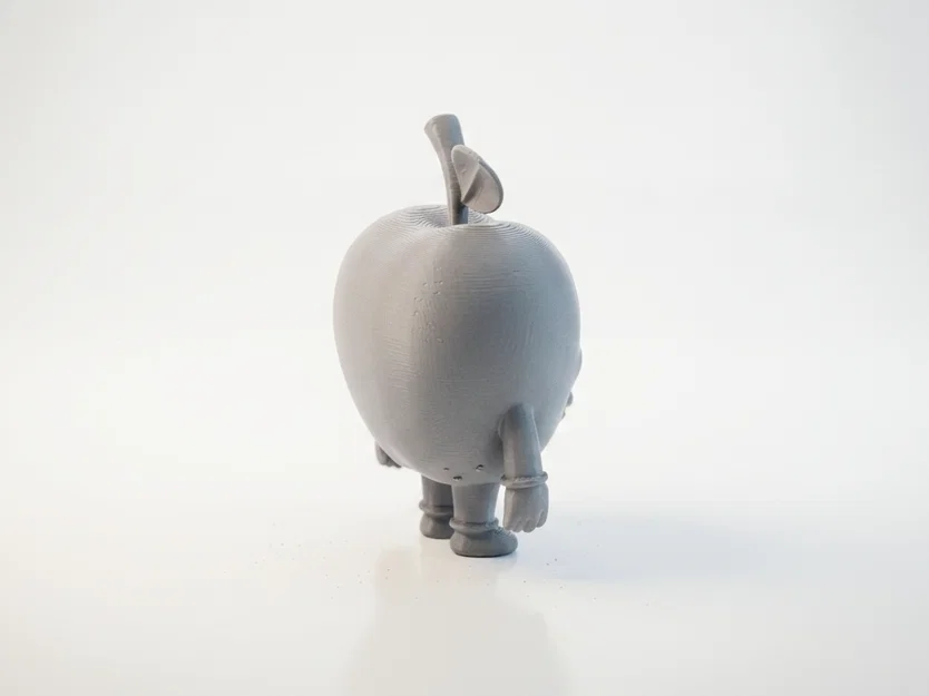 Mô hình 3D in được: Tượng Chibi Cute Apple Boy siêu dễ thương - Image 3