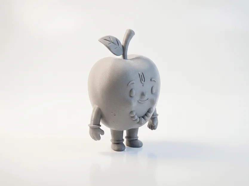 Mô hình 3D in được: Tượng Chibi Cute Apple Boy siêu dễ thương - Image 4