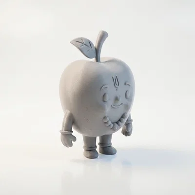 Mô hình 3D in được: Tượng Chibi Cute Apple Boy siêu dễ thương