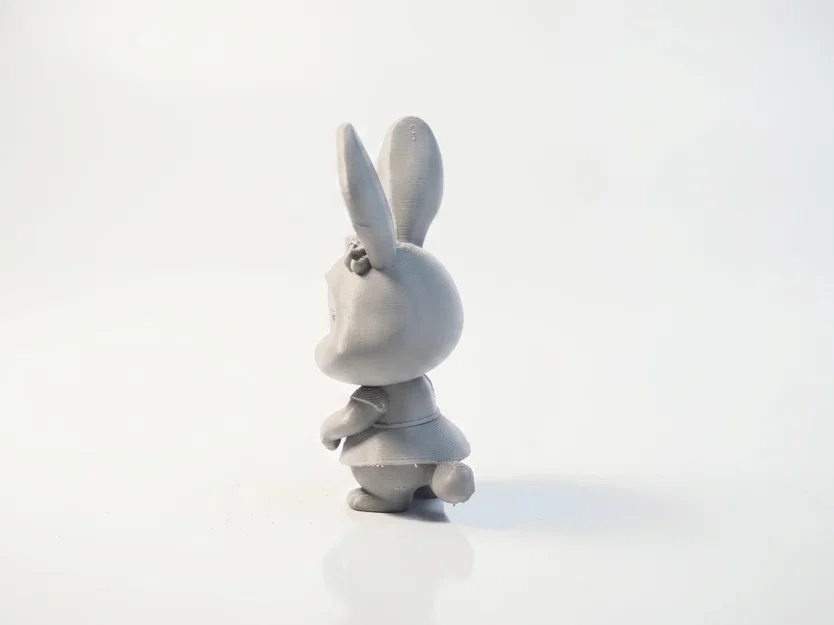 Tượng Thỏ Chibi Dễ Thương – Mô Hình 3D In Được - Image 2