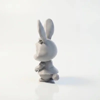 Tượng Thỏ Chibi Dễ Thương – Mô Hình 3D In Được