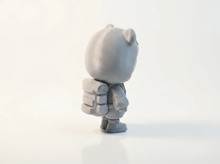 Mô Hình Chibi Em Bé Áo Hoodie Gấu Cute - 3D Printable STL - Image 2