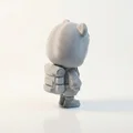 Mô Hình Chibi Em Bé Áo Hoodie Gấu Cute - 3D Printable STL - Thumbnail 2
