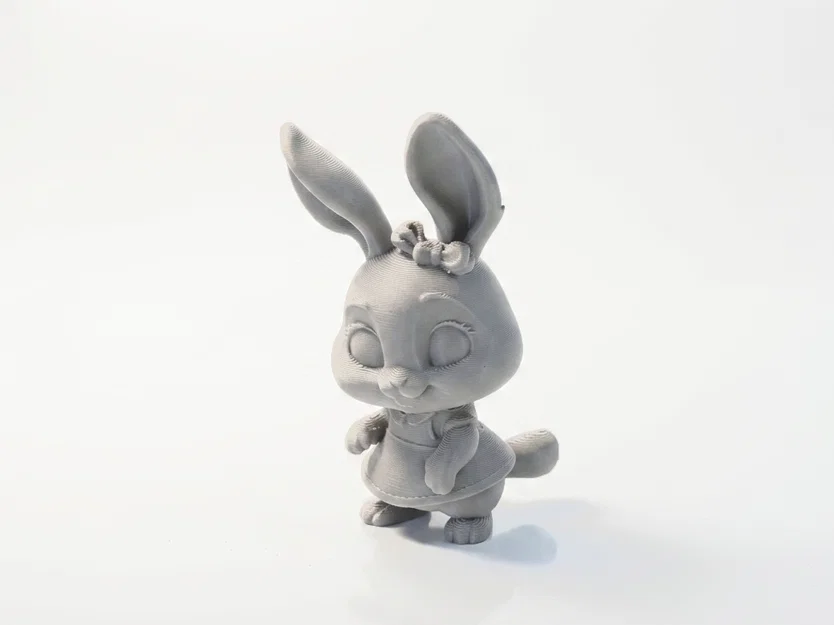 Tượng Thỏ Chibi Dễ Thương – Mô Hình 3D In Được - Image 3